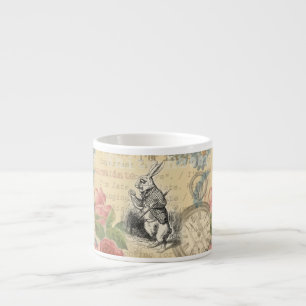 Tasse Expresso Le lapin blanc Alice au pays des merveilles