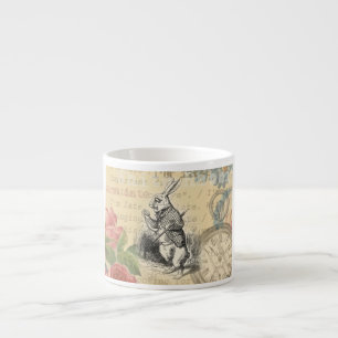 Tasse Expresso Le lapin blanc Alice au pays des merveilles