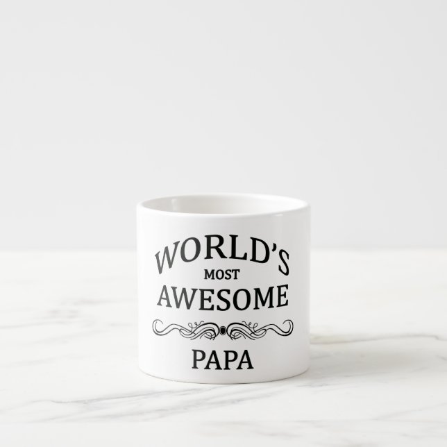 Tasse Expresso Le papa le plus impressionnant du monde (Devant)