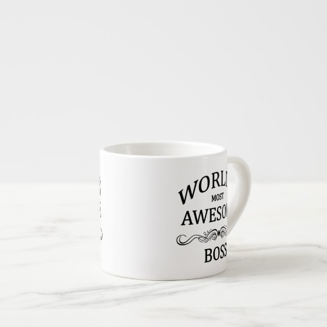 Tasse Expresso Le patron le plus impressionnant du monde (Devant droit)