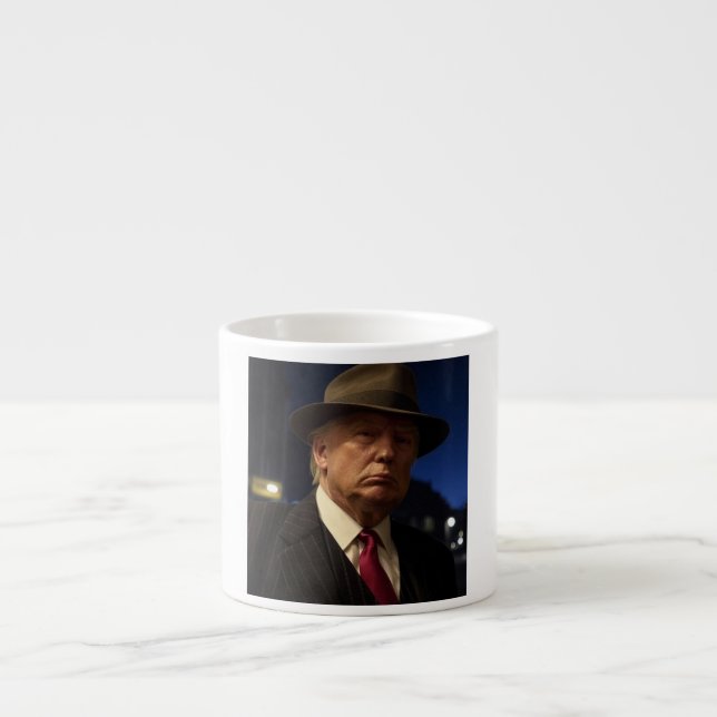 Tasse Expresso Le président américain Donald Trump parrain (Devant)