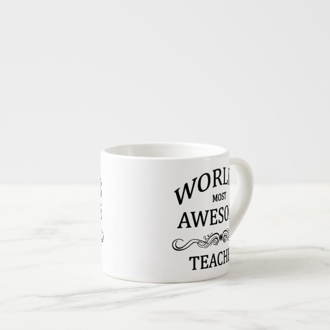 Tasse Expresso Le professeur le plus impressionnant du monde (Devant droit)