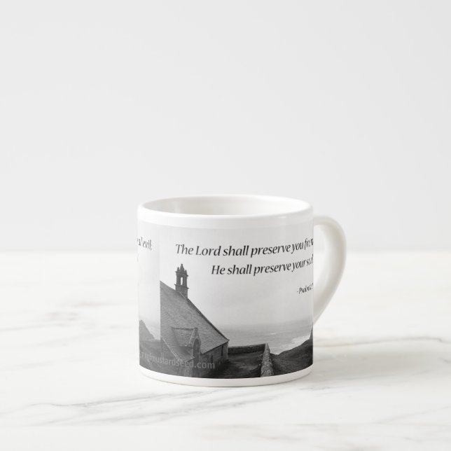 Tasse Expresso Le Seigneur Vous Préserve (Devant droit)