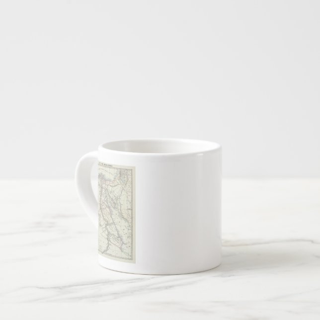 Tasse Expresso L'Egypte et l'Arabie Saoudite (Devant gauche)