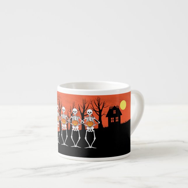 Tasse Expresso L'équipe de squelettes (Devant droit)