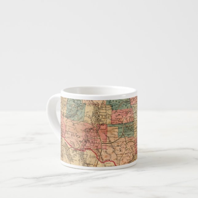 Tasse Expresso Les Etats-Unis d'Amérique 8 (Devant gauche)