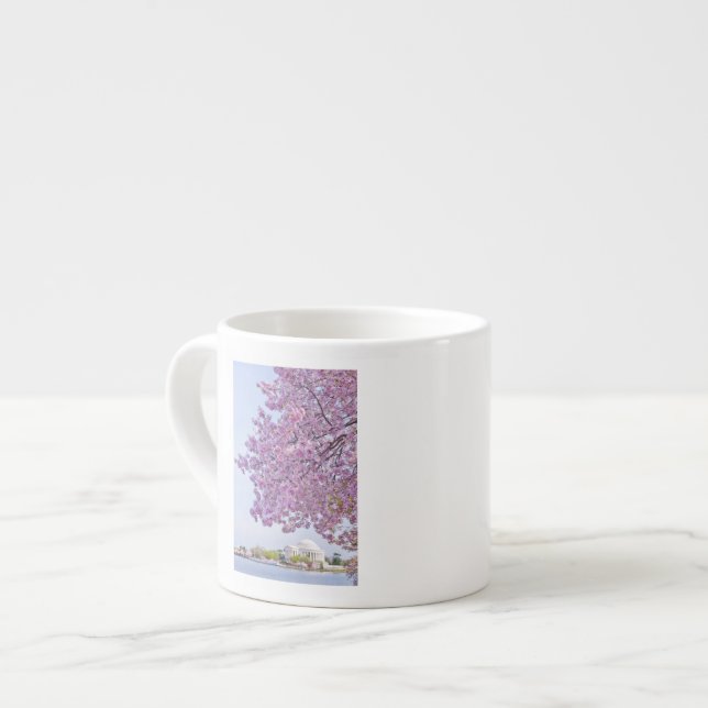 Tasse Expresso Les Etats-Unis, Washington DC, cerisier en fleur (Devant gauche)