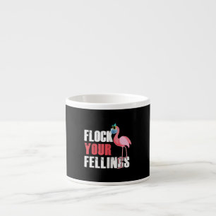 Tasse Expresso Les femmes volent vos sentiments Flamant rose amus