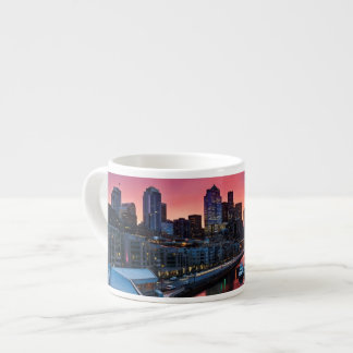 Tasse Expresso Lever de soleil au pilier 66 regardant vers le bas