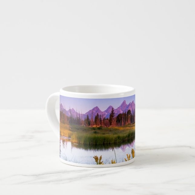 Tasse Expresso Lever de soleil de Teton (Devant gauche)