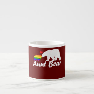 Tasse Expresso LGBT Tante Bear Gay pride Egalité des droits Rainb