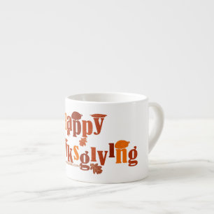 Tasse Expresso L'image de Thanksgiving festive et lumineuse de Sl