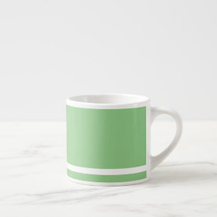 Tasse Expresso Lime Au Café Fort Avec Bande Blanche