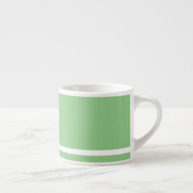 Tasse Expresso Lime Au Café Fort Avec Bande Blanche (Droite)