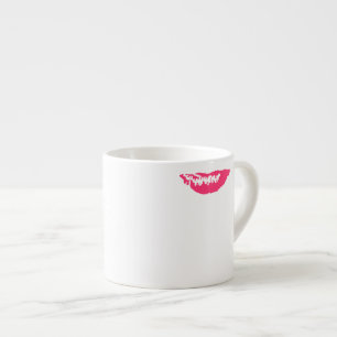 Tasse Expresso Lip Stain café Mug-Lucky rose