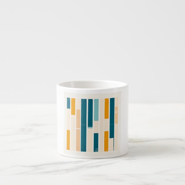 Tasse Expresso listas boho (Devant)