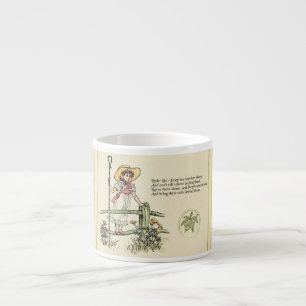Tasse Expresso Little Bo-Peep : Nursery classique de Kate Greenaw