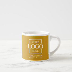 Tasse Expresso Logo de marque d'entreprise personnalisé simple mo
