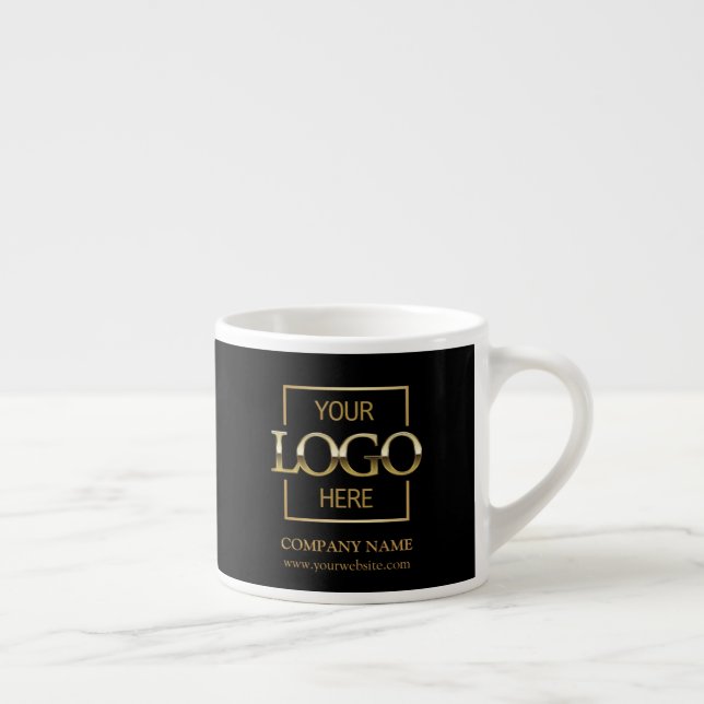 Tasse Expresso Logo de marque moderne simple et personnalisée (Droite)