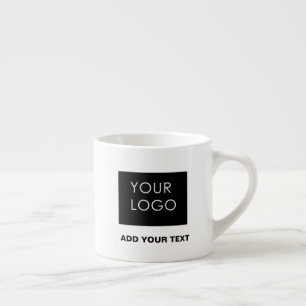 Tasse Expresso Logo d'entreprise simple et personnalisable