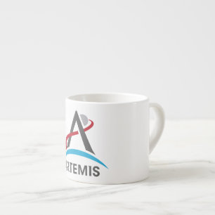 Tasse Expresso Logo du programme Artemis de la NASA - Astronaute