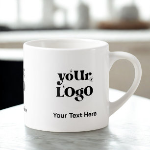 Tasse Expresso Logo minimaliste et commerce de texte