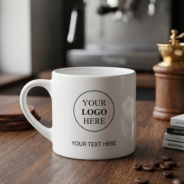 Tasse Expresso Logo Promotionnel Personnalisé – Aucune Commande M (Créateur téléchargé)