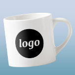 Tasse Expresso Logo simple promotion de marque commerciale<br><div class="desc">Conception promotionnelle d'entreprise de logo simple. Remplacez le logo par le vôtre pour customiser. Minimaliste et moderne. Utilisez-les vous-même et dans votre entreprise, donnez-les à vos employés, à votre personnel et à vos collègues, vendez-les à vos clients et à vos clients ou donnez-les comme produits promotionnels pour inspirer la fidélité...</div>