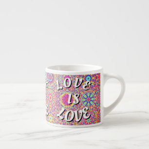 Tasse Expresso Love Is Love Fierté
