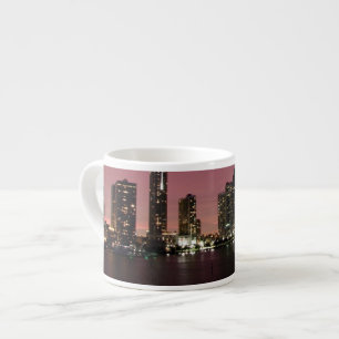 Tasse Expresso Lumière de coucher du soleil au-dessus de Miami