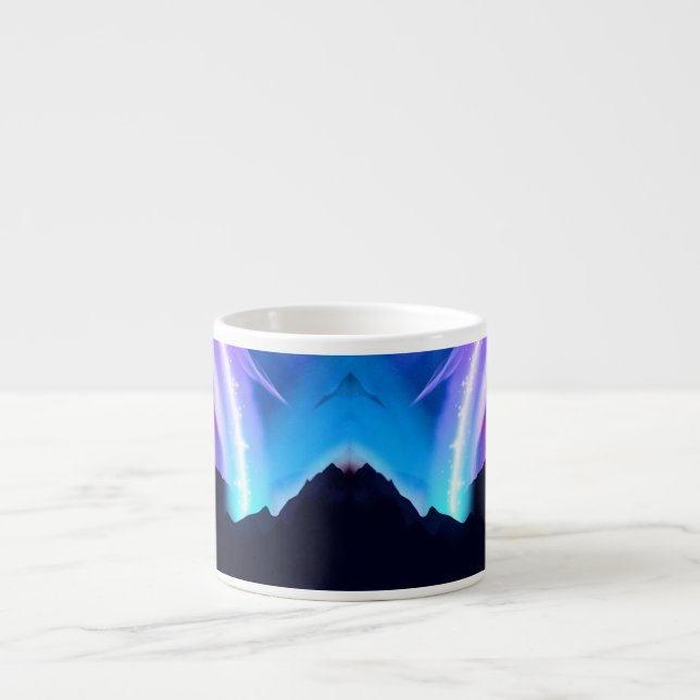 Tasse Expresso Lumières du Nord (Devant)