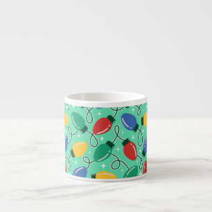 Tasse Expresso Lumières Joyeuses et Brillantes