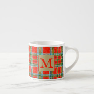 Tasse Expresso MAC BAIN TARTAN Espresso Cup + Initiale