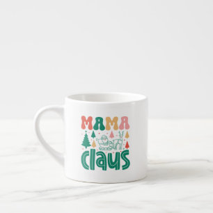 Tasse Expresso Mama Claus Christmas Design-60097
