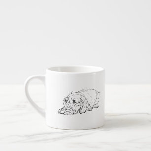 Tasse Expresso Maman de chien, Dachshund à poil dur - Mignon