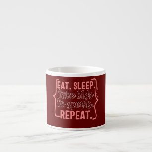 Tasse Expresso Maman solidaire mange dort emmène les enfants au s