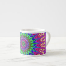 Mandala Geometry Psychedelic Retro Hippie