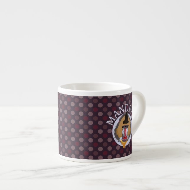 Tasse Expresso mandrill (Devant droit)