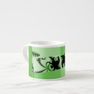 Tasse Expresso Mante religieuse du jardin fractal