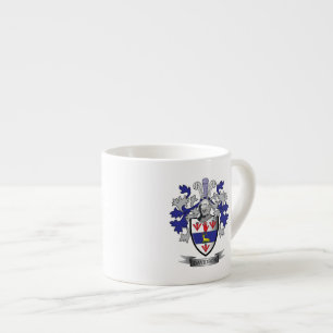 Tasse Expresso Manteau de crête de famille de Davidson des bras