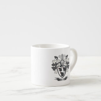 Tasse Expresso Manteau de crête de famille de McQueen des bras