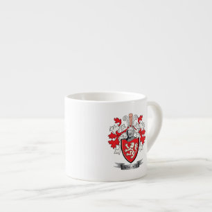 Tasse Expresso Manteau de crête de famille de Wallace des bras