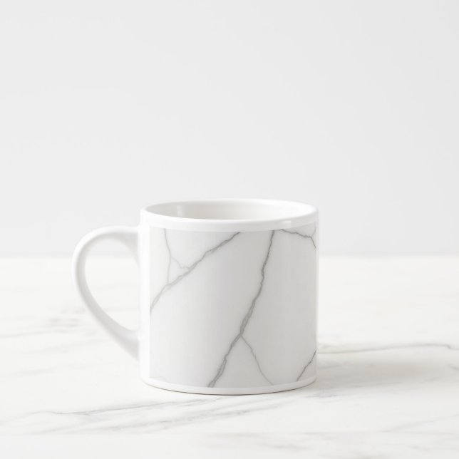 Tasse Expresso Marbre Blanc (Gauche)
