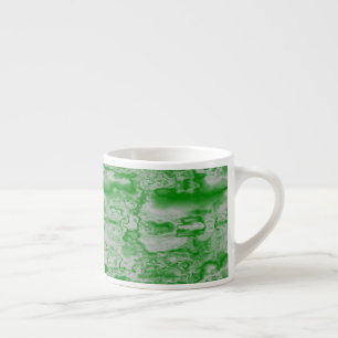Tasse Expresso Marbre vert foncé et gris