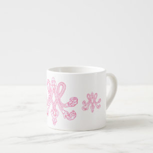 Tasse Expresso Marie Antoinette - monogrammes royal