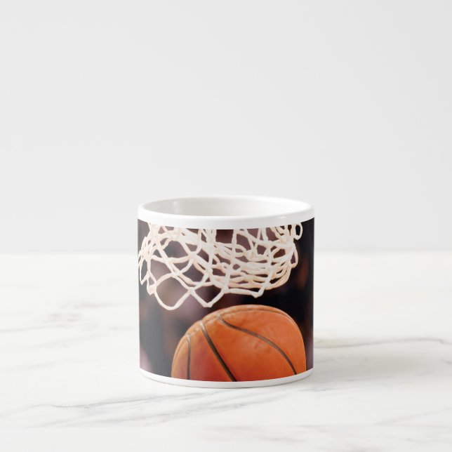 Tasse Expresso Marquage au basket-ball (Devant)