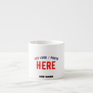 TASSE EXPRESSO MARQUE BLANCHE MODERNE ET PERSONNALISABLE VÉRIFIÉE