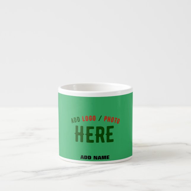 TASSE EXPRESSO MARQUE MODERNE MODERNE MODERNE EMERALD VERT VÉRIFI (Devant)