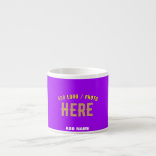 TASSE EXPRESSO MARQUE VÉRIFIÉE DE VIOLET MODERNE ET PERSONNALISAB