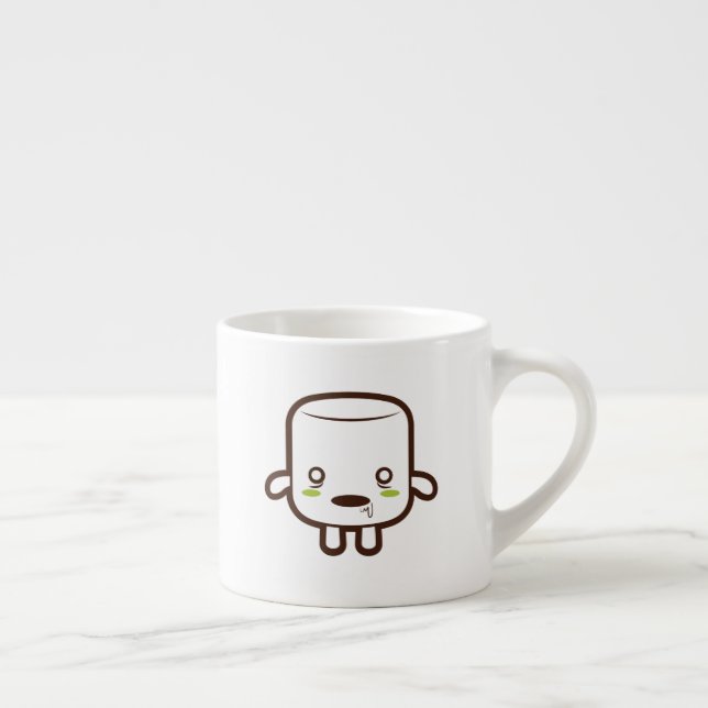 Tasse Expresso Marshmallow Zombie Halloween (Droite)